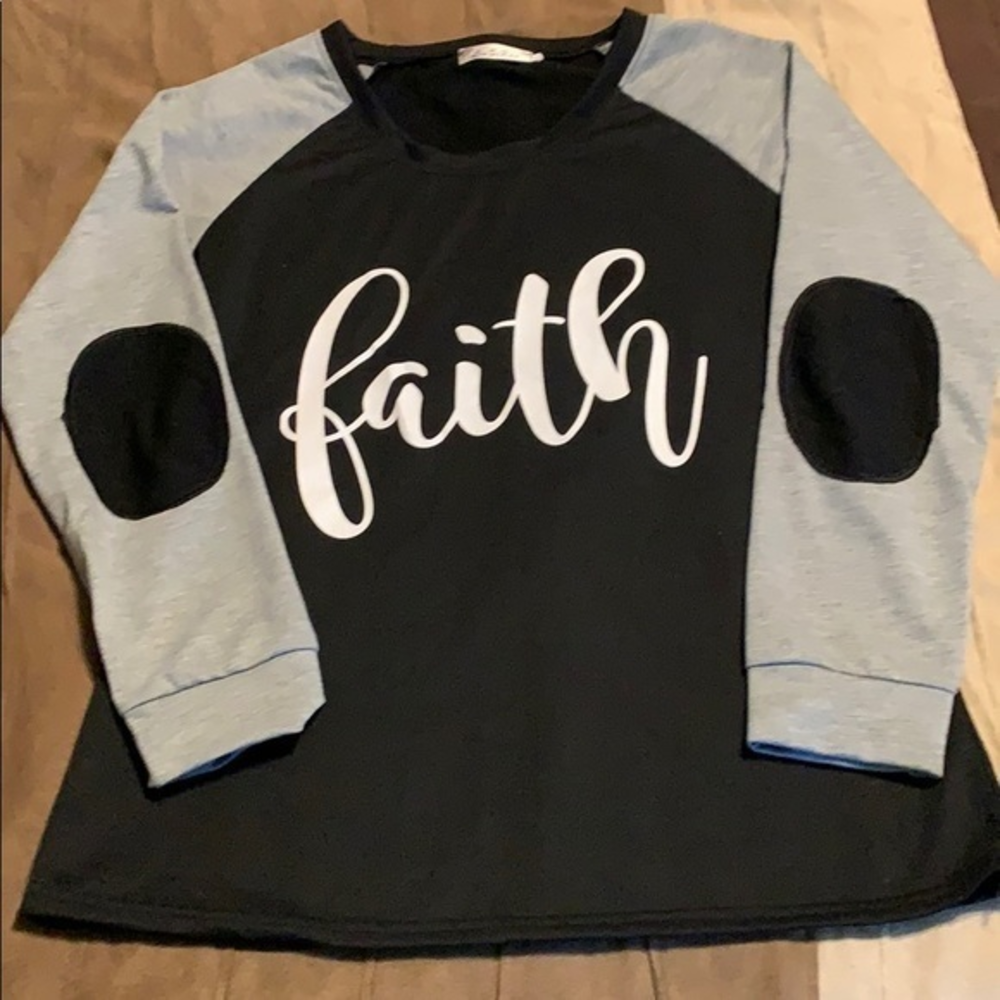 NWOT Ladies “Faith”‎ shirt